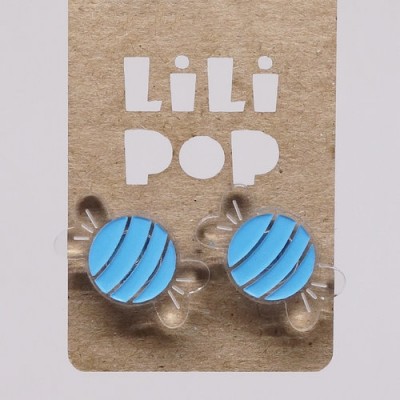 Boucles d'oreilles Lili POP- Bonbon